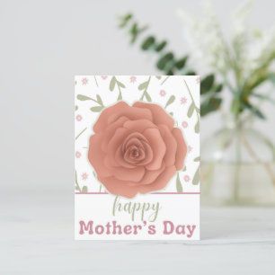 Postal Festiva Botanical Rose Mother´s Day