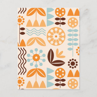 Postal Festiva botánico minimalista