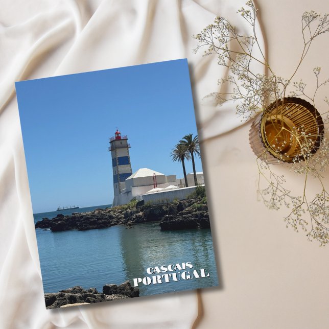 Postal Festiva Bote en Cascais, Portugal, fotografía de viaje (Subido por el creador)