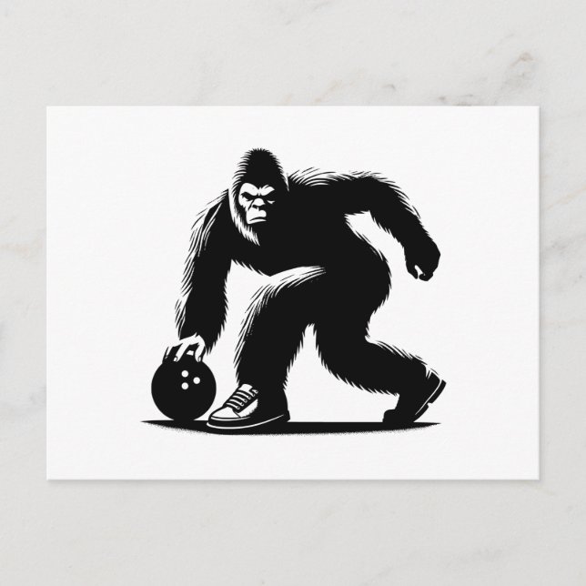 Postal Festiva Bowling Bigfoot (Anverso)