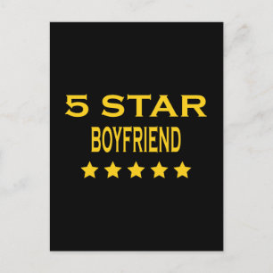 Postal Festiva Boyfriend Birthdays Valentines 5 Star Boyfriend