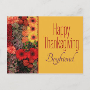 Postal Festiva Boyfriend Thankending Card