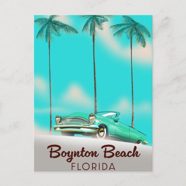 Postal Festiva Boynton Beach Florida (Anverso)