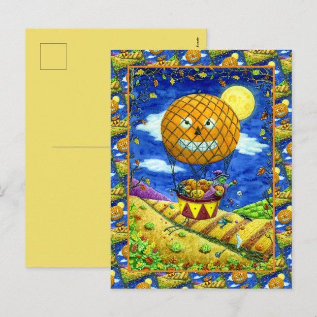 POSTAL FESTIVA BRAZO, GATO NEGRO EN EL HUMOR DE ARTE DE GRUPO DE  (Anverso / Reverso)