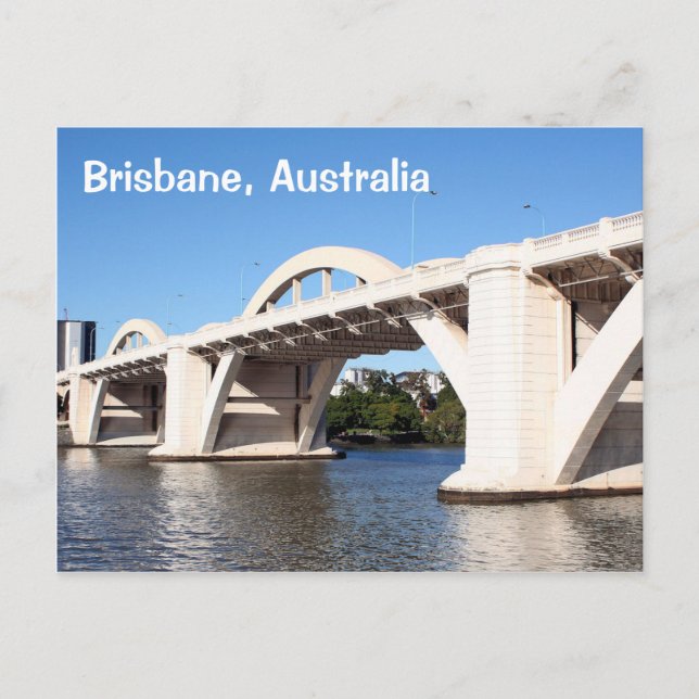 Postal Festiva Brisbane, Australia: Puente William Jolly (Anverso)