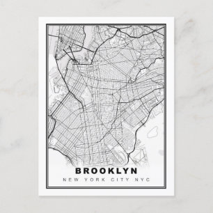 Postal Festiva Brooklyn Map