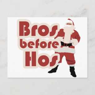 Postal Festiva Bros delante de Hos Santa