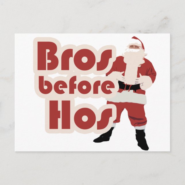 Postal Festiva Bros delante de Hos Santa (Anverso)