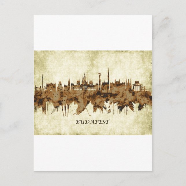 Postal Festiva Budapest Hungary Cityscape (Anverso)