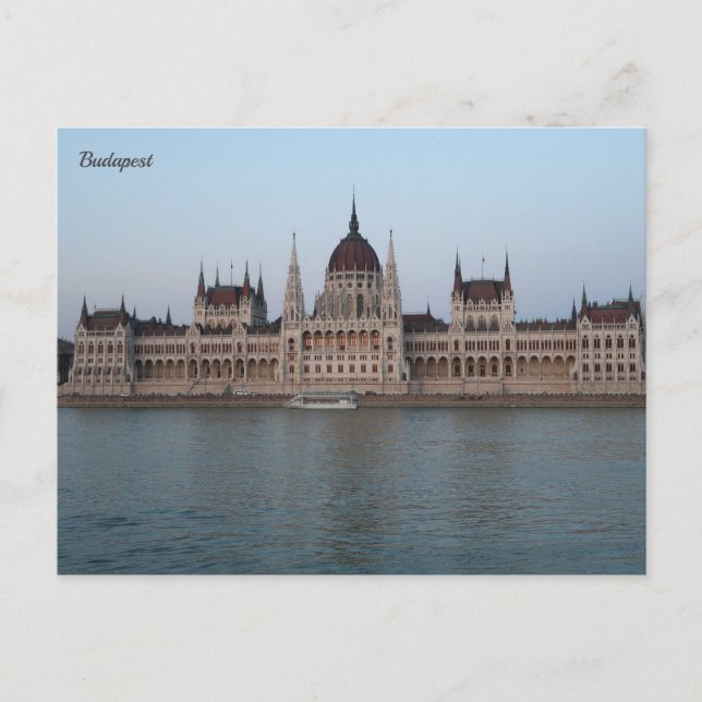 Postal Festiva Budapest Hungría (Anverso)
