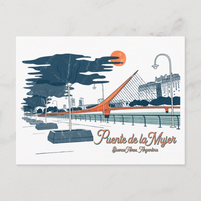 Postal Festiva Buenos Aires, Argentina, South America, travel Hol (Anverso)