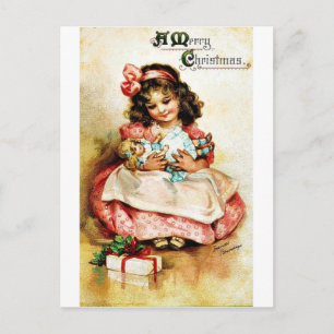 Postal Festiva Buenos Navidades viejos
