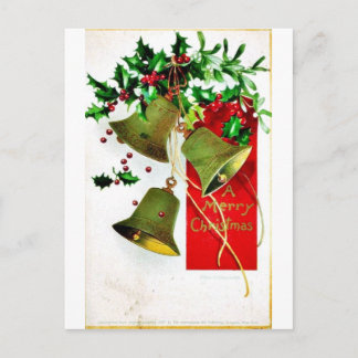 Postal Festiva Buenos Navidades viejos