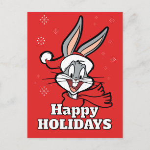 Postal Festiva BUGS BUNNY™ Alegría navideña