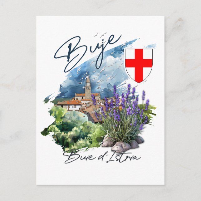 Postal Festiva Buje Croatia (Anverso)