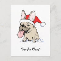 Bulldog francés Santa Clause Perro Navidades Frenc