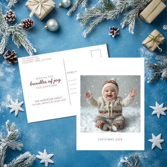 Postal Festiva Bundle of Joy (Subido por el creador)