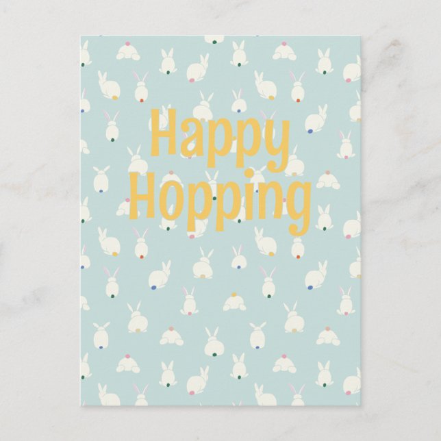 Postal Festiva Bunny Tails (Anverso)