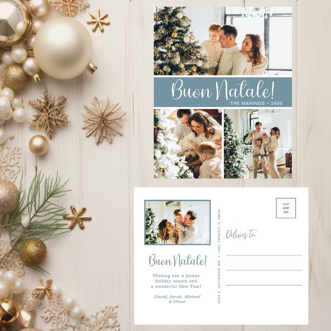 Postal Festiva Buon Natale 4 Foto (Subido por el creador)