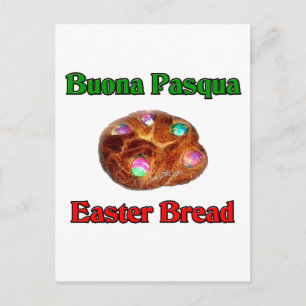 Postal Festiva Buona Pasqua Pan de Pascua