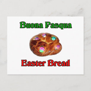 Postal Festiva Buona Pasqua Pan de Pascua