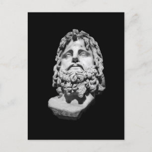 Postal Festiva Busto grecorromano