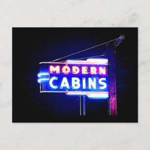 Postal Festiva Cabinas-Rt Modernas. 66 Neon Park, St. Robert, MO