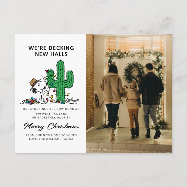 Postal Festiva Cacahuetes | Decoraciones de Spike para Navidades (Anverso)