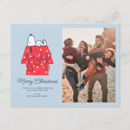 Postal Festiva Cacahuetes | Soñador navideño de Snoopy