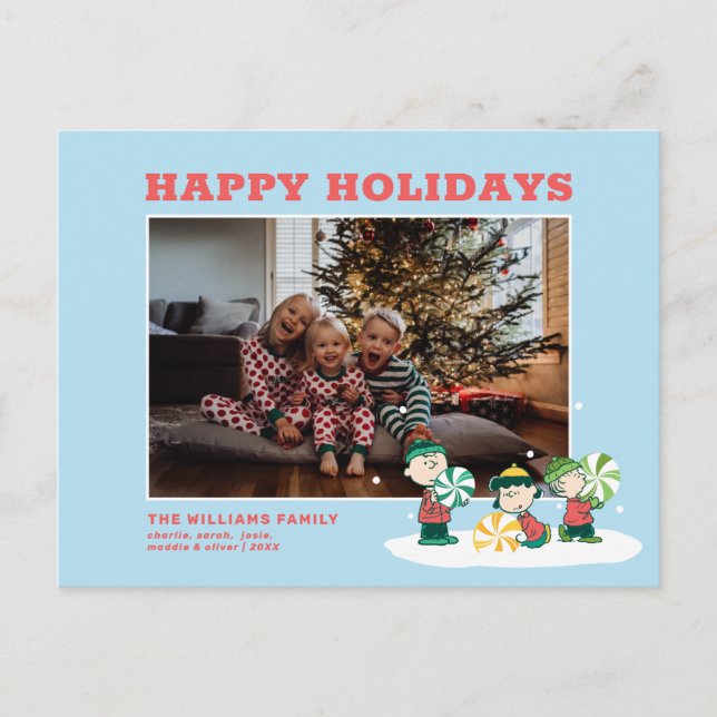 Postal Festiva Cacahuetes | Un regalo para ti (Anverso)