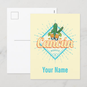 Postal Festiva Cactus Vintage Tequila