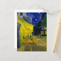 Cafe Terrace Arles, Place du Forum by van Gogh
