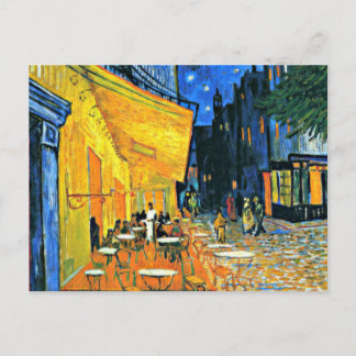 Postal Festiva Cafe Terrace by Vincent van Gogh,