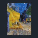 Postal Festiva Café Terrace en el arte de Night Vincent van Gogh<br><div class="desc">Café Terrace en el arte de Night Vincent van Gogh</div>