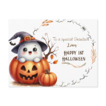 Calabaza Fantasma Linda Halloween