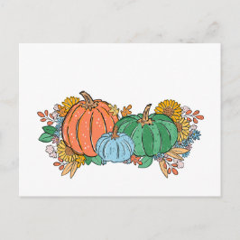 Postal Festiva Calabazas