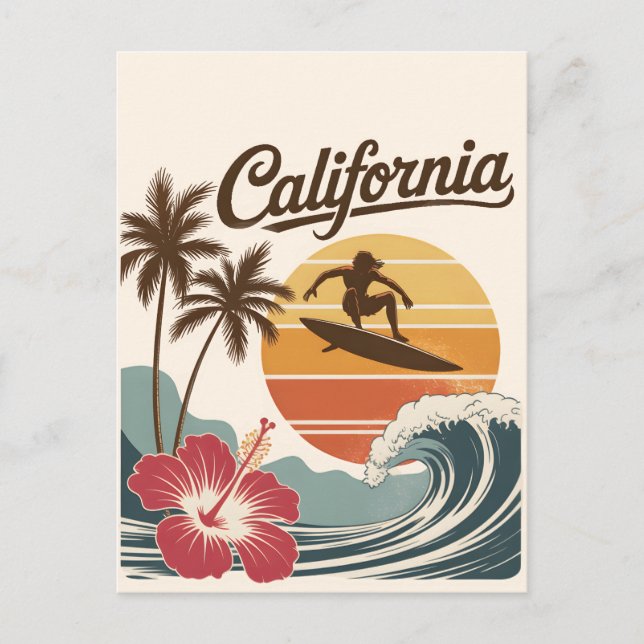 Postal Festiva California (Anverso)