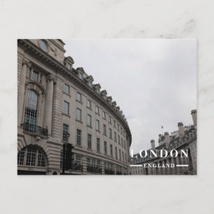 Postal Festiva Calle Regent Londres Fachada Arquitectura Curva