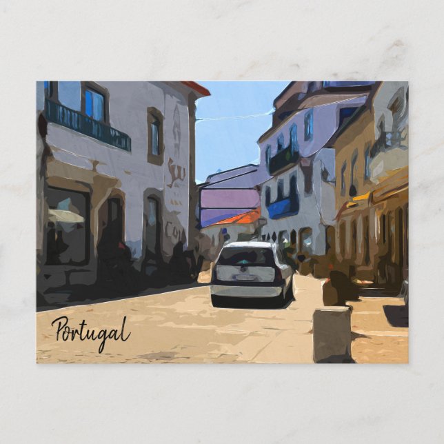 Postal Festiva Calles de Portugal (Anverso)