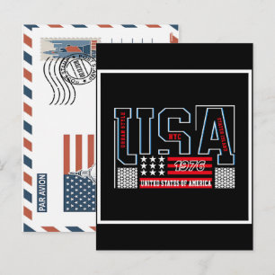 Postal Festiva Camiseta de ilustración vectorial vintage de estil