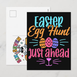 Postal Festiva Camiseta divertida del meme del conejo de Pascua S