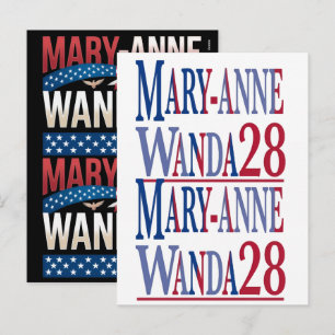 Postal Festiva Camiseta Mary-Anne Wanda 28 Mary Anne Wanda 2028