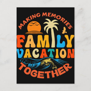 Postal Festiva camisetas de crucero de vacaciones familiares 2026