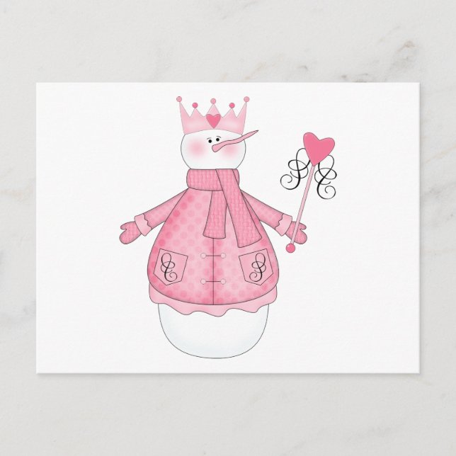 Postal Festiva Camisetas y regalos para la fiesta de la princesa  (Anverso)