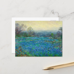 Postal Festiva Campo de Bluebonnets por Julian Onderdon