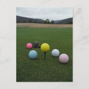 Postal Festiva Campo de golf de montaña de Semana Santa