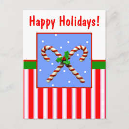 Postal Festiva Candy Cane