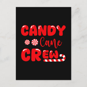 Postal Festiva Candy Cane Crew Coincide con Candy Lover