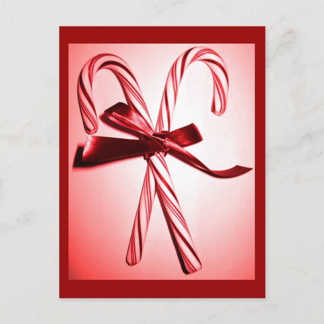 Postal Festiva Candy Canes (Anverso)