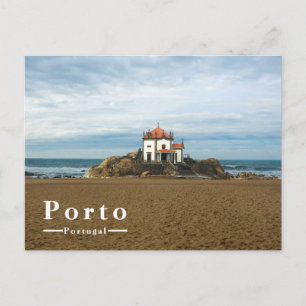 Postal Festiva Capela do Senhor da Pedra Porto Portugal